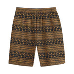 Boho Ethnic Pattern Print Cotton Shorts