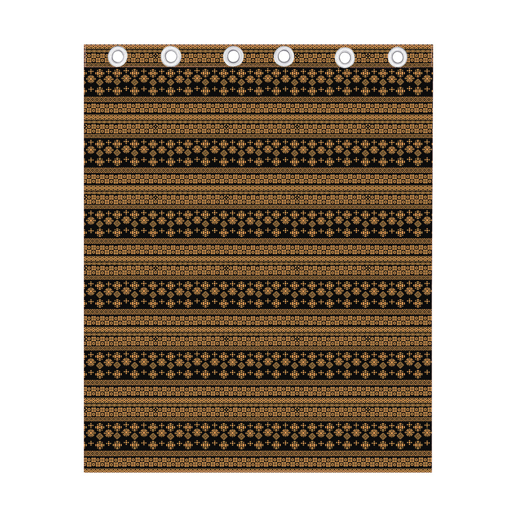 Boho Ethnic Pattern Print Curtain