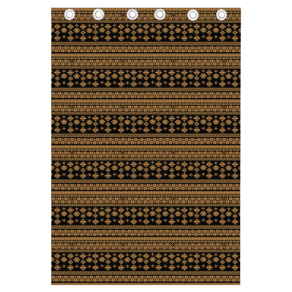 Boho Ethnic Pattern Print Curtain