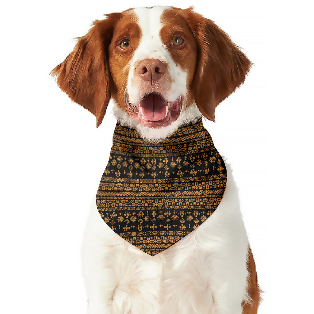 Boho Ethnic Pattern Print Dog Bandana