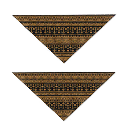 Boho Ethnic Pattern Print Dog Bandana