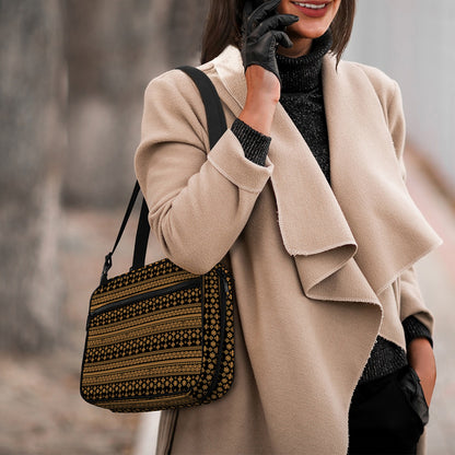 Boho Ethnic Pattern Print Double Strap Bible Bag