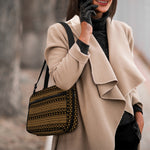 Boho Ethnic Pattern Print Double Strap Bible Bag