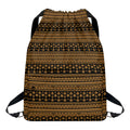 Boho Ethnic Pattern Print Drawstring Backpack