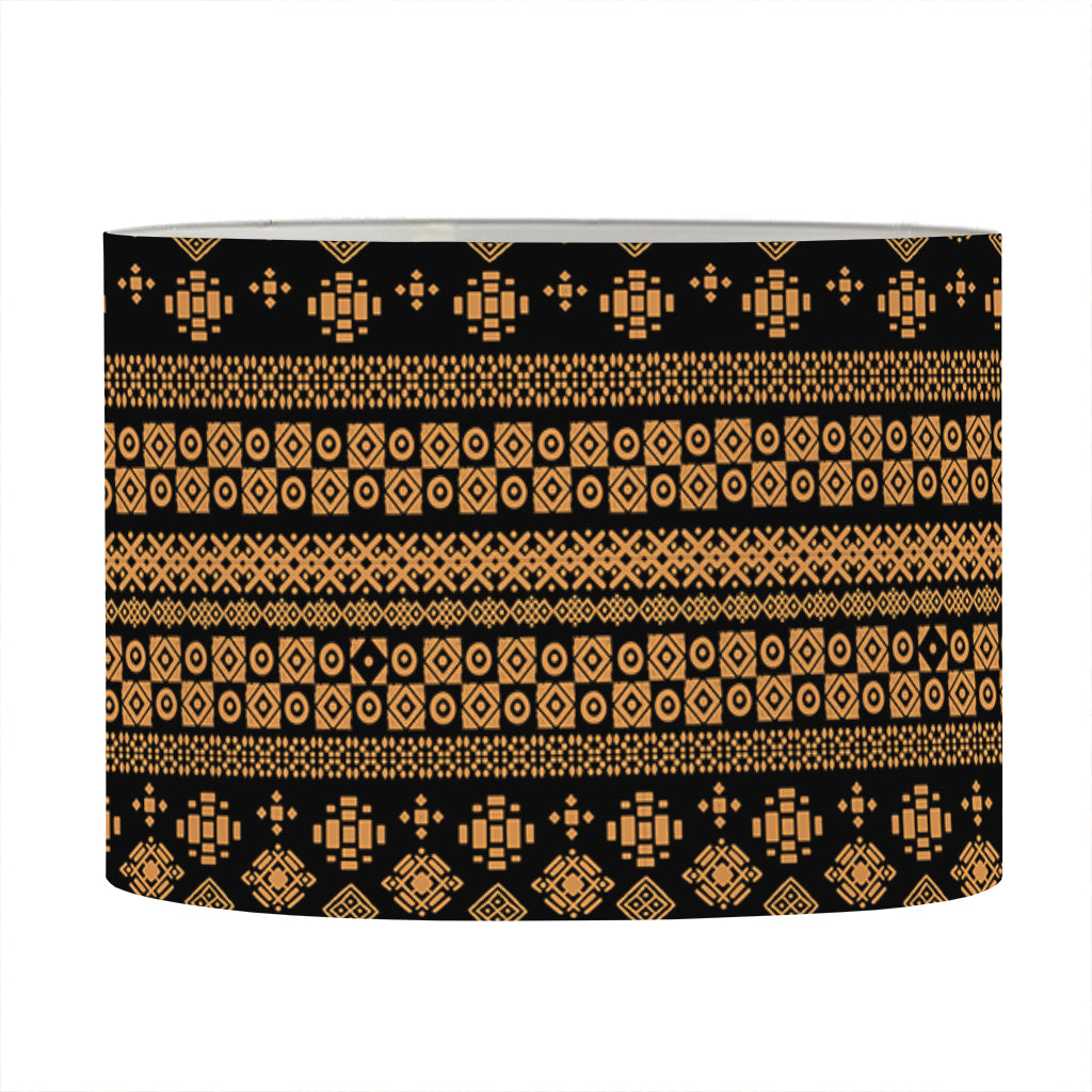 Boho Ethnic Pattern Print Drum Lamp Shade