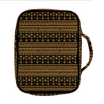 Boho Ethnic Pattern Print Front Pocket Bible Bag