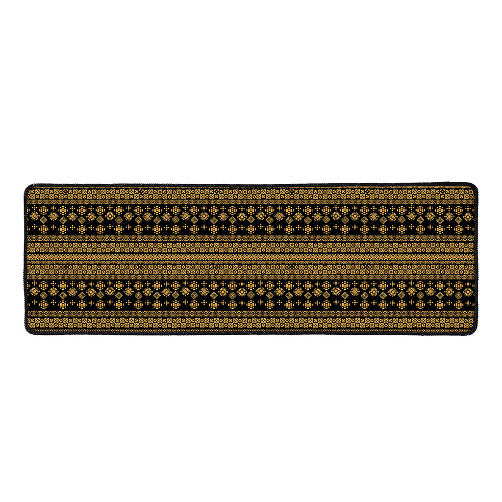 Boho Ethnic Pattern Print Long Kitchen Mat