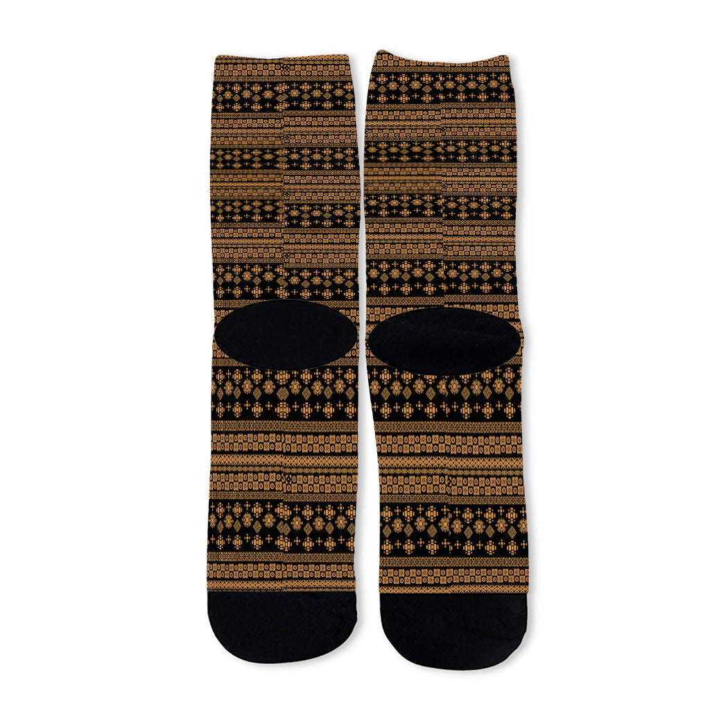 Boho Ethnic Pattern Print Long Socks