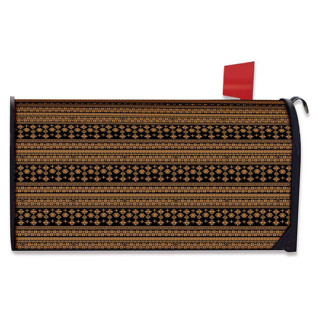 Boho Ethnic Pattern Print Mailbox Cover