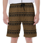 Boho Ethnic Pattern Print Men's Beach Shorts