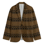 Boho Ethnic Pattern Print Men's Blazer