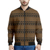 Boho Ethnic Pattern Print Men's Bomber Jacket