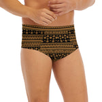 Boho Ethnic Pattern Print Men's Briefs
