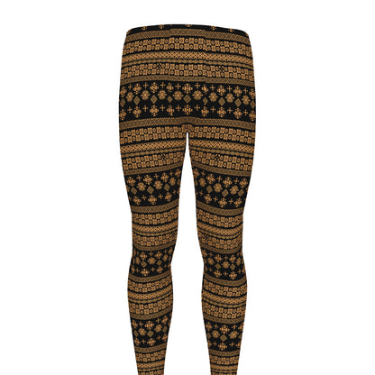 Boho Ethnic Pattern Print Men's leggings