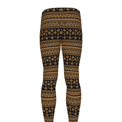 Boho Ethnic Pattern Print Men's leggings