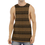 Boho Ethnic Pattern Print Men's Muscle Tank Top