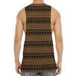Boho Ethnic Pattern Print Men's Muscle Tank Top