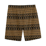 Boho Ethnic Pattern Print Men's Sports Shorts