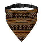 Boho Ethnic Pattern Print Over The Collar Dog Bandana
