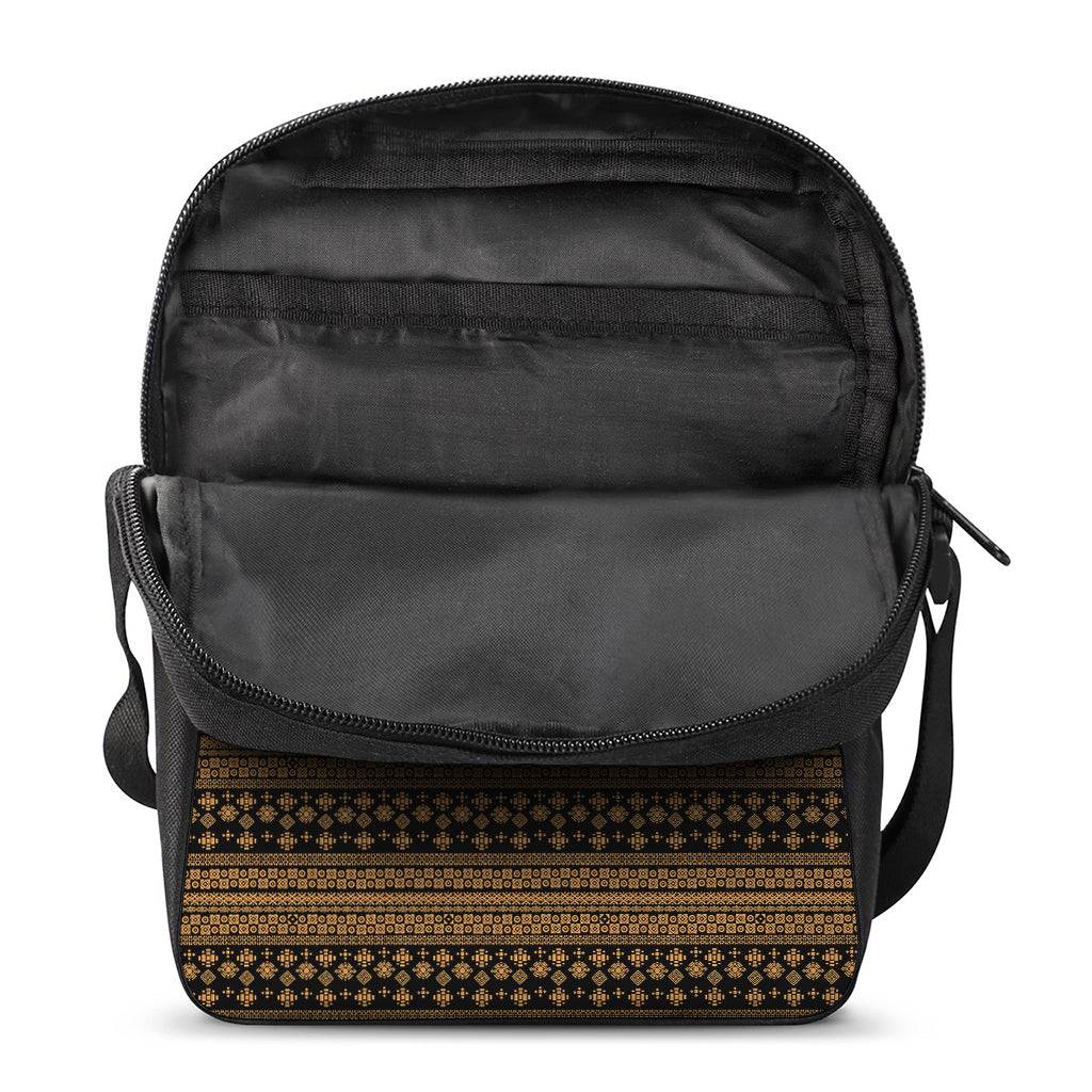 Boho Ethnic Pattern Print Rectangular Crossbody Bag