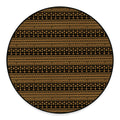 Boho Ethnic Pattern Print Round Floor Mat