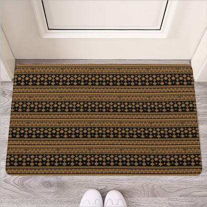 Boho Ethnic Pattern Print Rubber Doormat