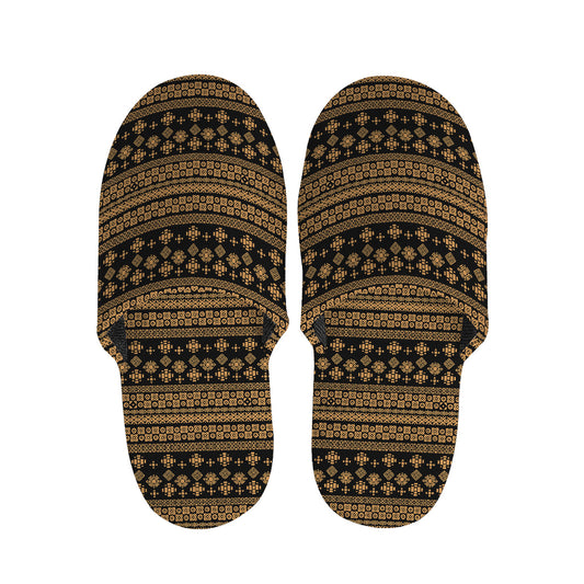 Boho Ethnic Pattern Print Slippers