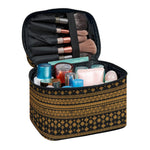 Boho Ethnic Pattern Print Travel Makeup Bag