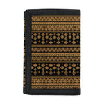 Boho Ethnic Pattern Print Trifold Wallet
