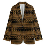 Boho Ethnic Pattern Print Women's Blazer