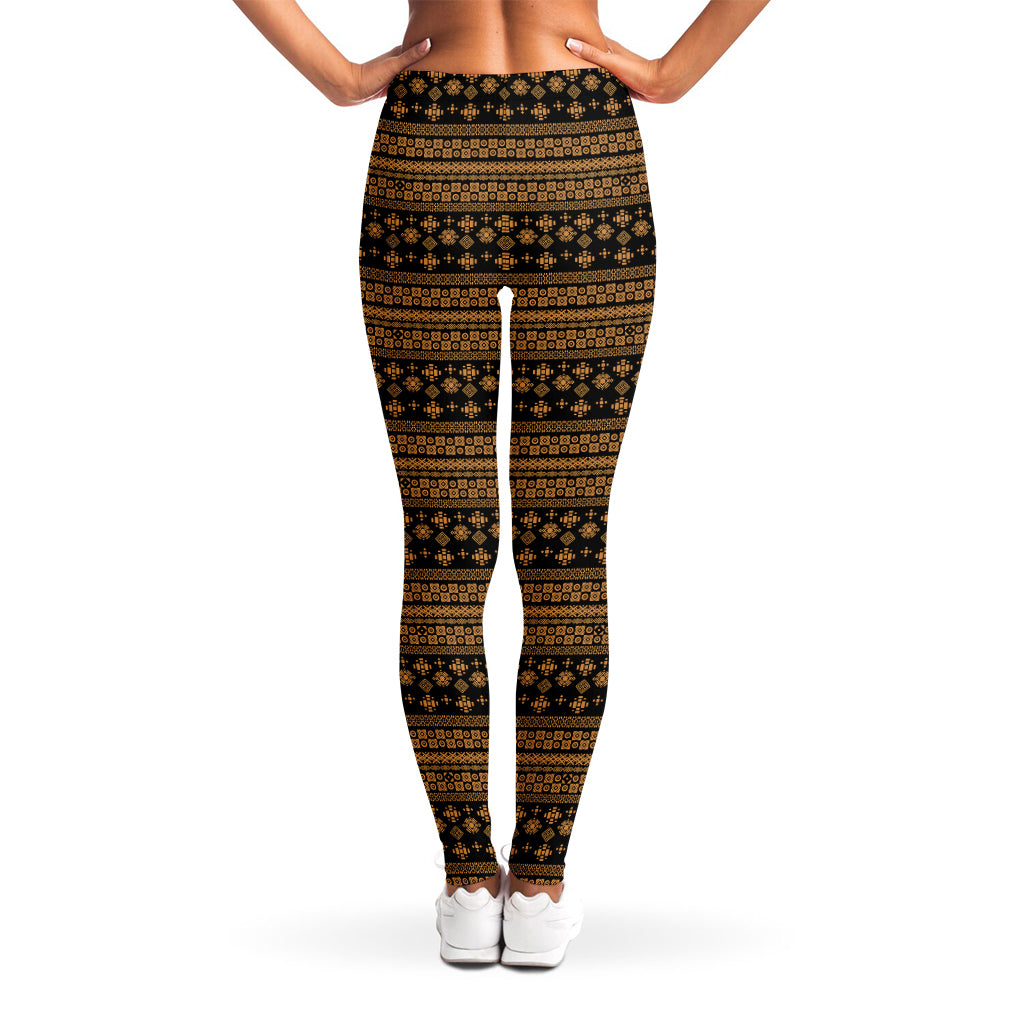 Boho Ethnic Pattern Print Women's Leggings
