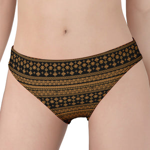 Boho Ethnic Pattern Print Women's Panties