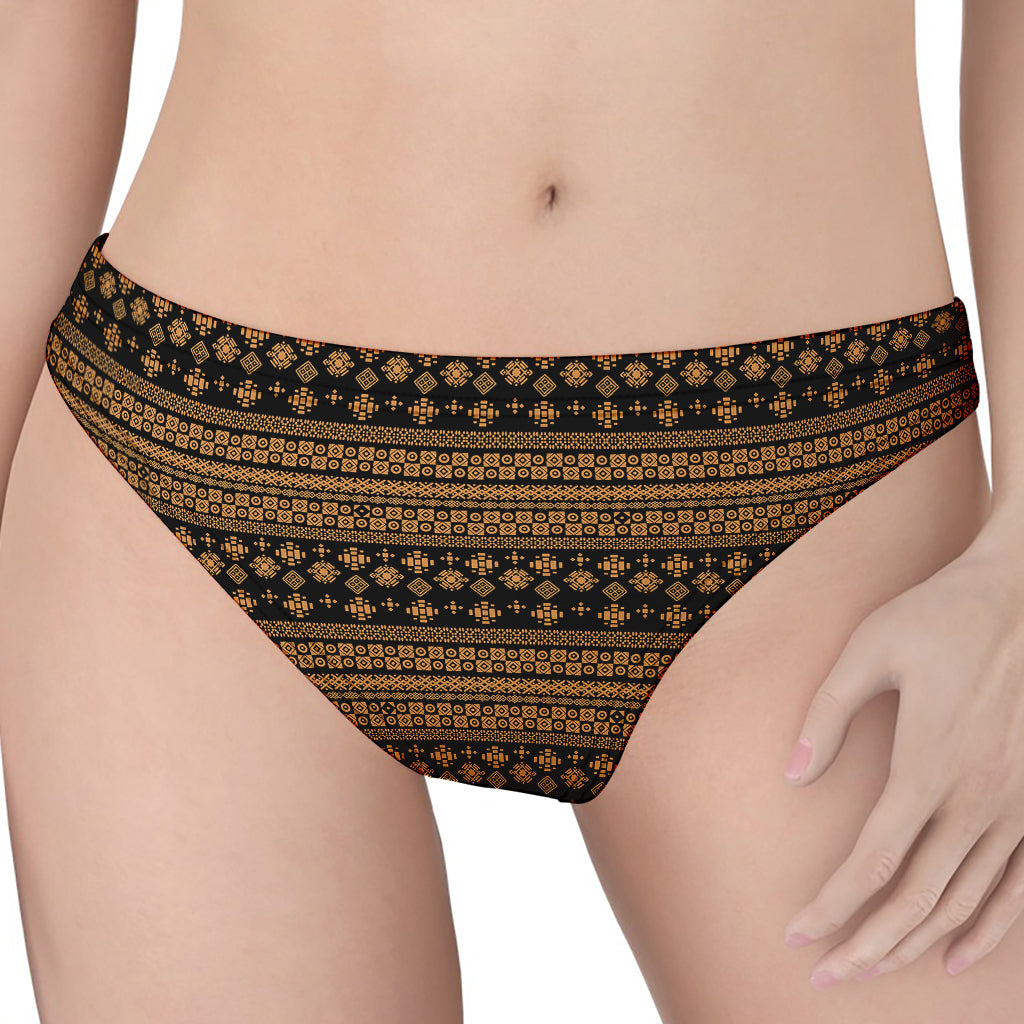 Boho Ethnic Pattern Print Women's Thong