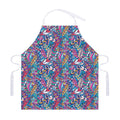 Boho Feather Pattern Print Adjustable Apron