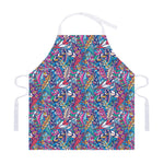 Boho Feather Pattern Print Adjustable Apron