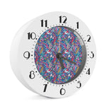 Boho Feather Pattern Print Alarm Clock