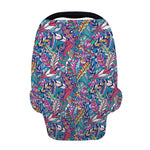 Boho Feather Pattern Print Baby Seat Cover