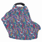 Boho Feather Pattern Print Baby Seat Cover