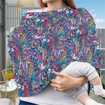 Boho Feather Pattern Print Baby Seat Cover