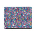 Boho Feather Pattern Print Bifold Wallet