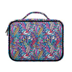 Boho Feather Pattern Print Briefcase Bible Bag