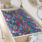 Boho Feather Pattern Print Changing Pad Cover