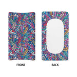 Boho Feather Pattern Print Changing Pad Cover