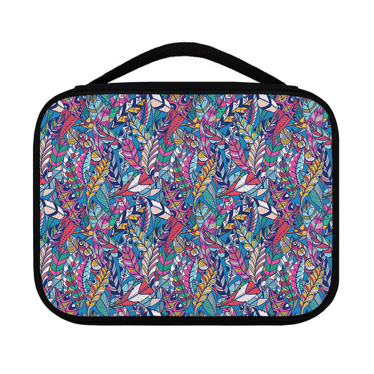 Boho Feather Pattern Print Classic Bible Case