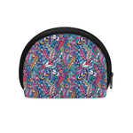 Boho Feather Pattern Print Coin Purse