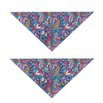 Boho Feather Pattern Print Dog Bandana