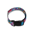 Boho Feather Pattern Print Dog Collar
