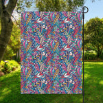 Boho Feather Pattern Print Garden Flag