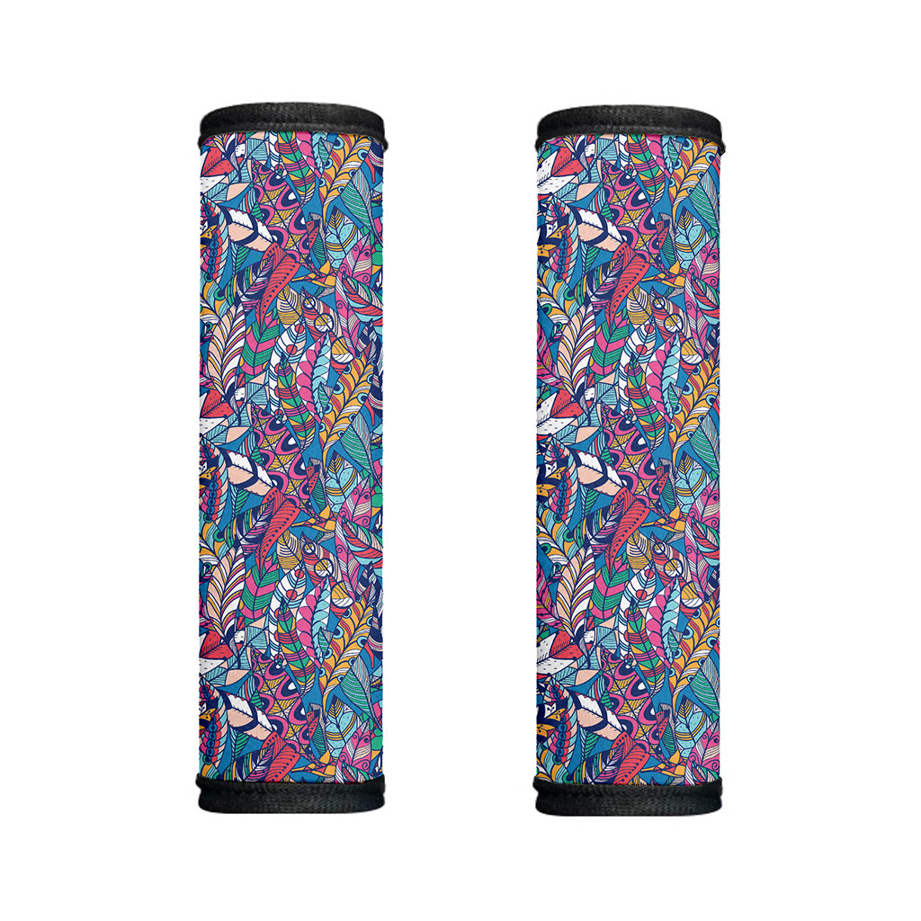 Boho Feather Pattern Print Handle Covers