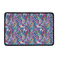 Boho Feather Pattern Print Kitchen Mat
